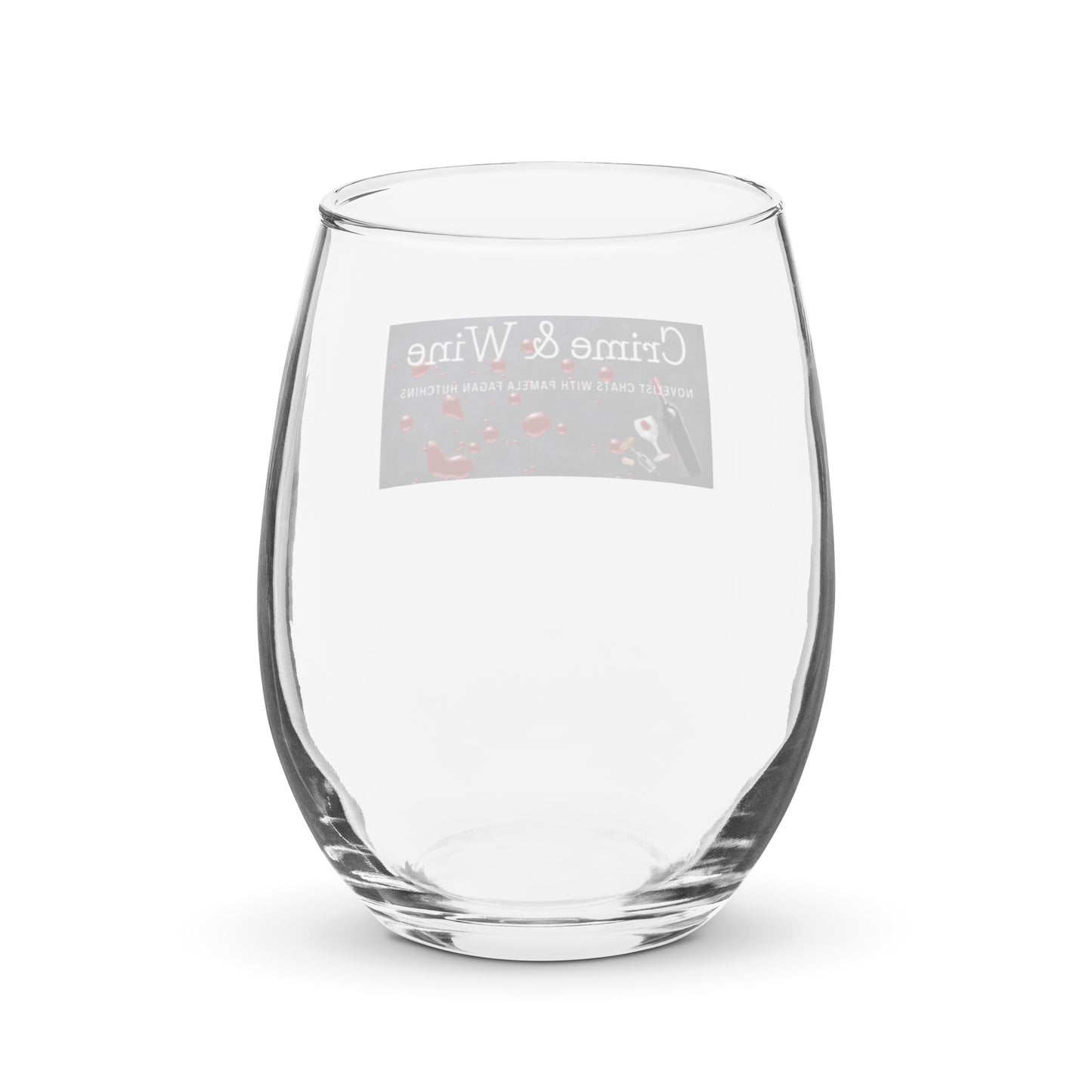 Crime & Wine Stemless wine glass