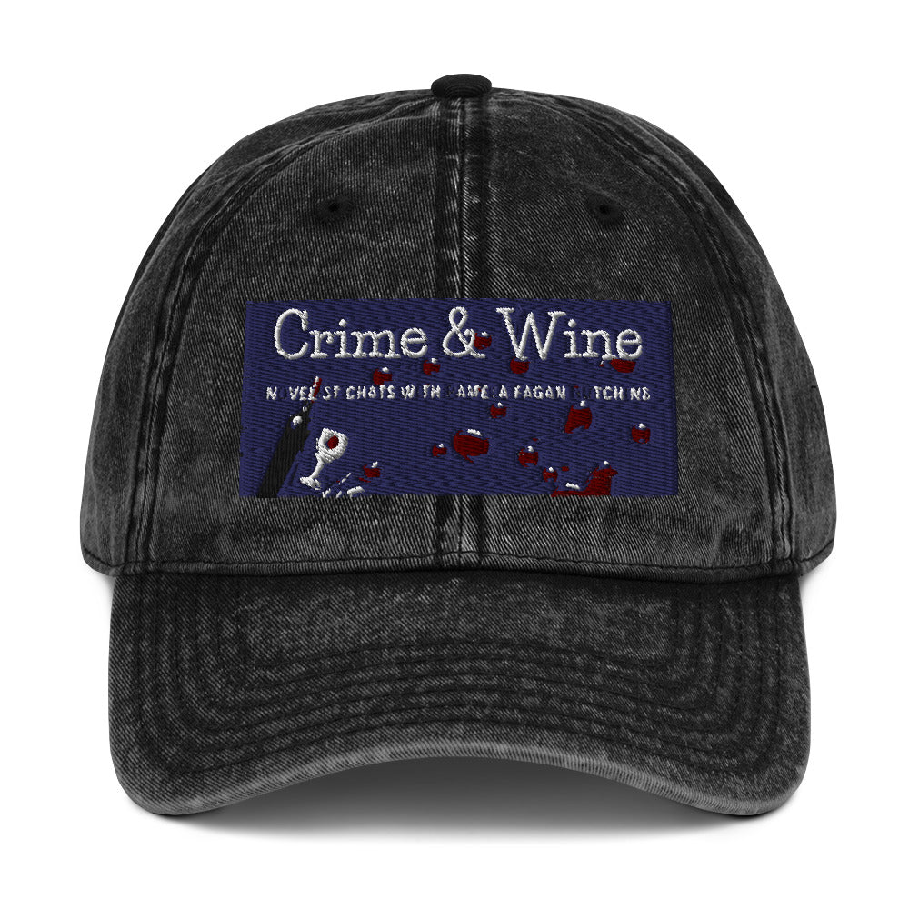 Crime & Wine Vintage Cotton Twill Cap